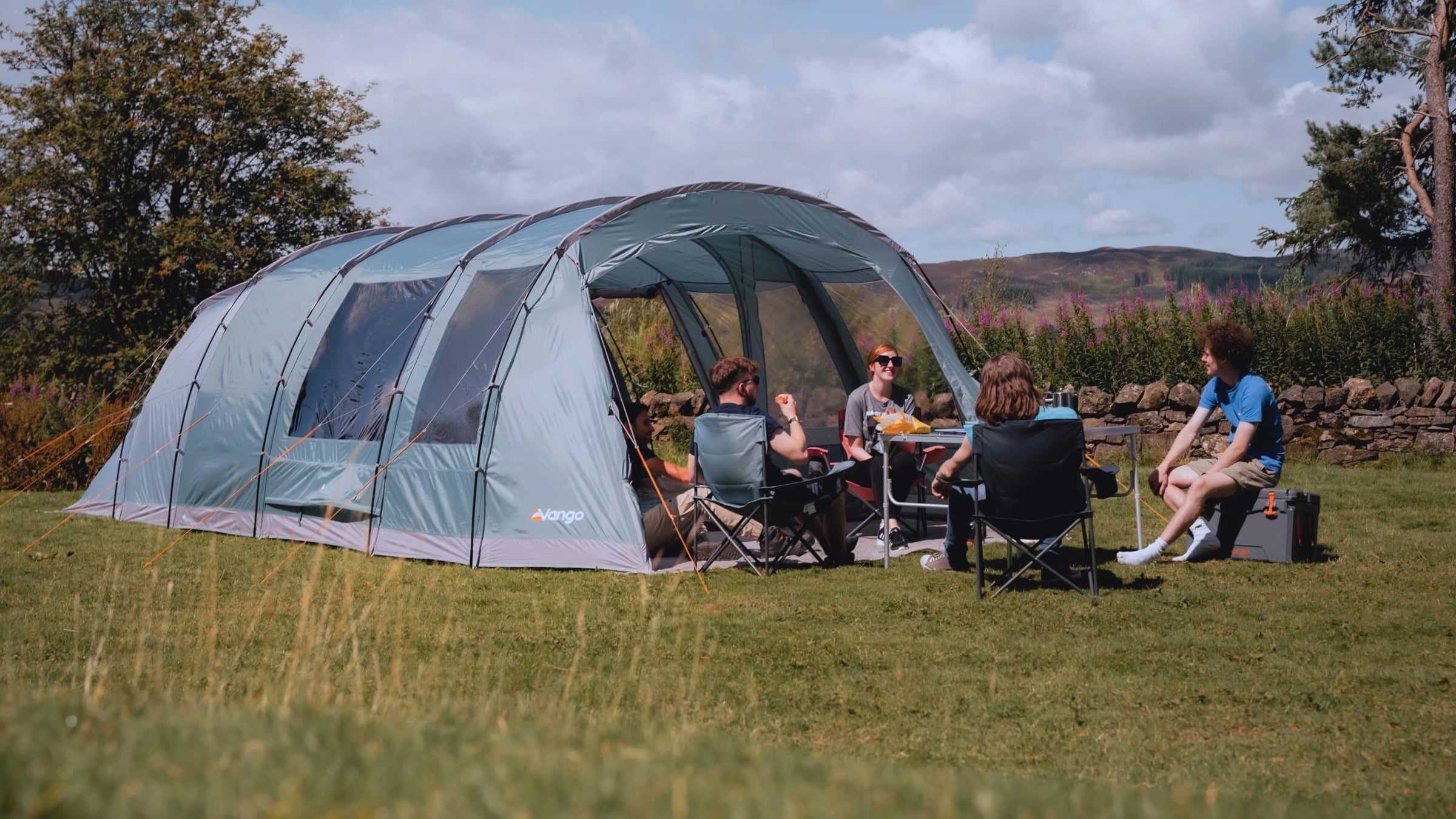 Poled tent including Festival tent, Weekend tent and Family tents