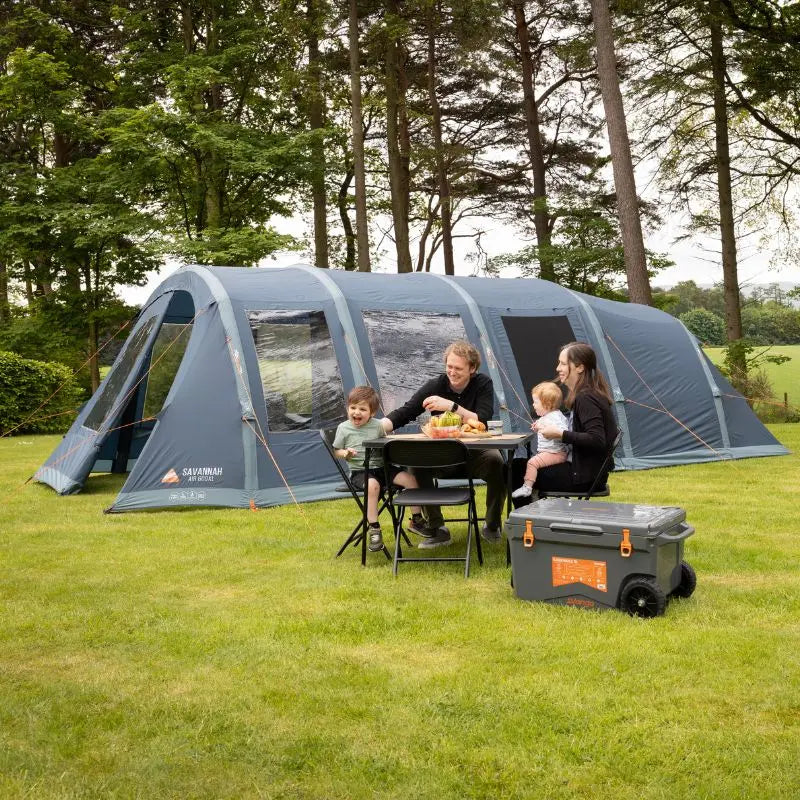 6 Person inflatable air tents at WM Camping.