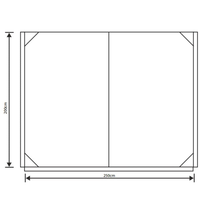 Outdoor Revolution Cayman Sun Canopy Dimensions