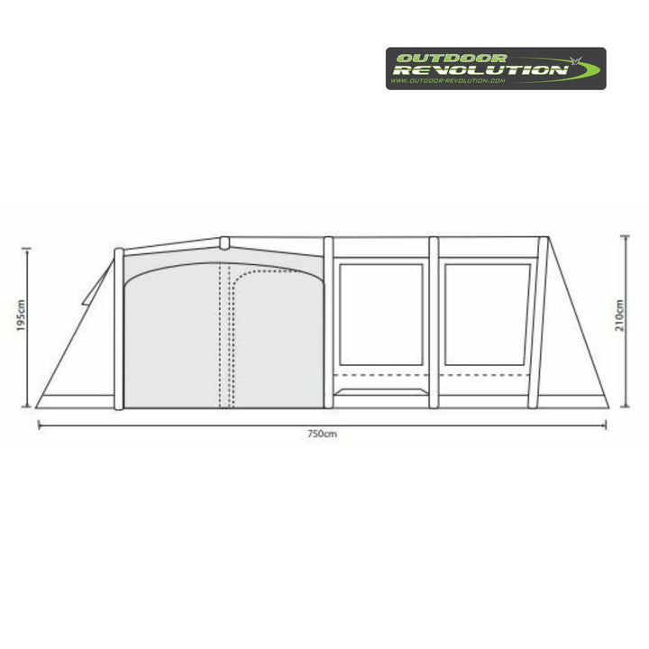 Outdoor Revolution Camp Star 700SE Package Heights
