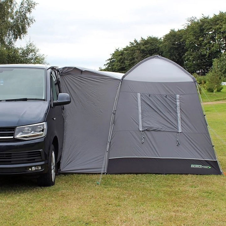 Outdoor Revolution Cayman Outhouse Handi Drive Away Awning Side View.