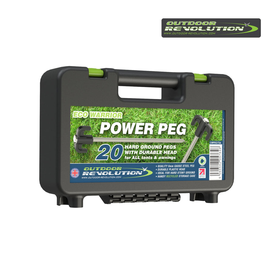 Outdoor Revolution Eco Warrior Power Peg Case of 20 ORPEG726