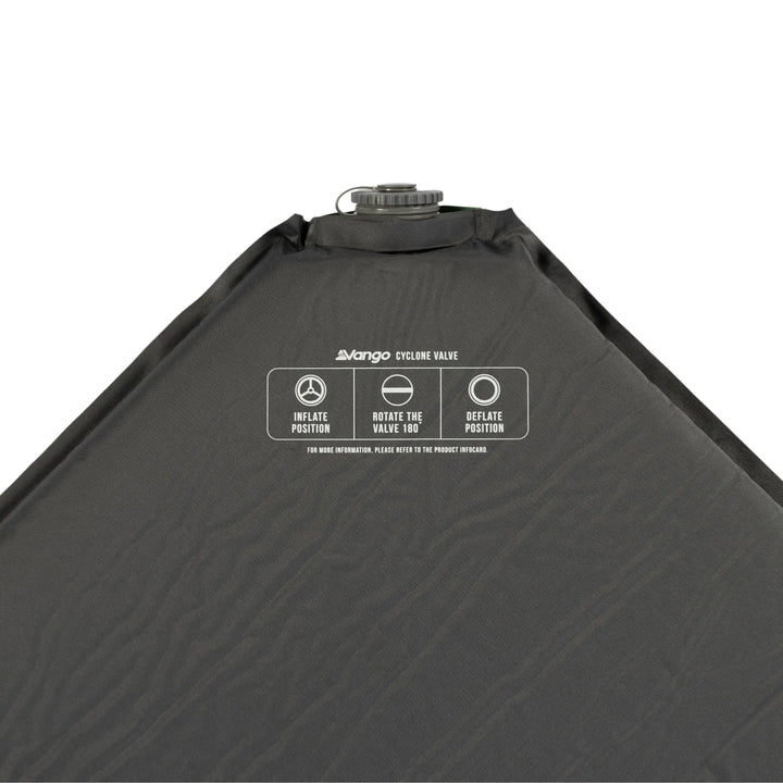Vango Comfort 7.5 Single Self Inflating Mat underside corner
