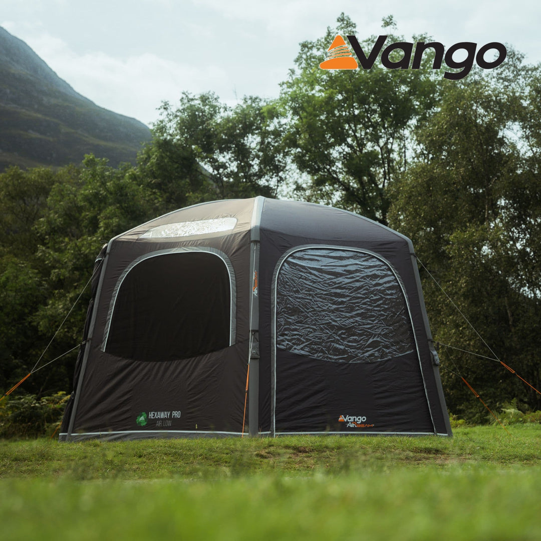 Vango HexAway Pro Air Low Awning Stand alone Detached from Vehicle