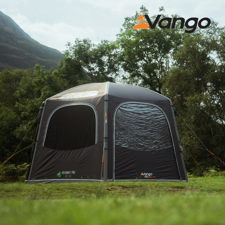 Vango HexAway Pro Air Low Awning Stand alone Detached from Vehicle