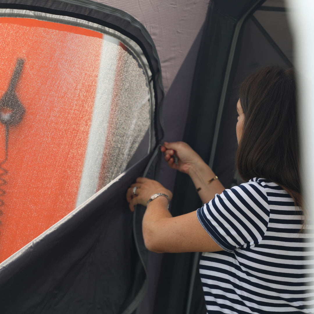Vango HexAway Pro Air Tall Drive Away Awning Zip up door