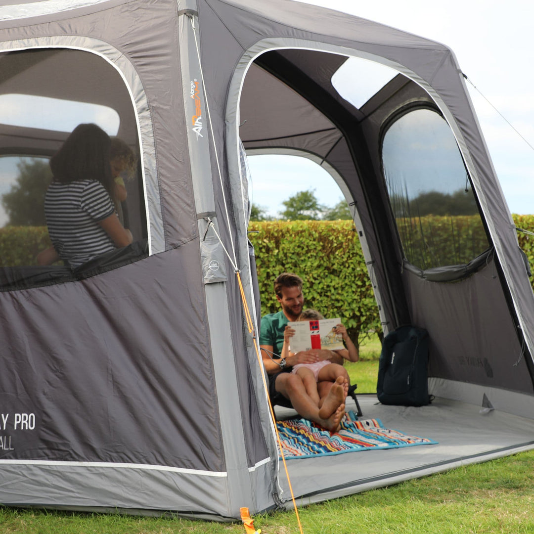 Vango HexAway Pro Air Tall Drive Away Awning two doors open