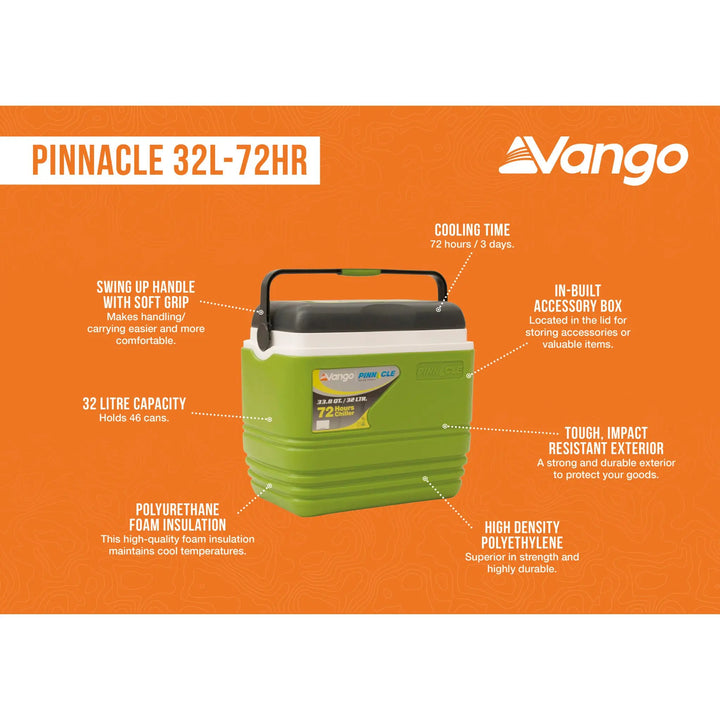 Vango Pinnacle 32L Cool Box - Features