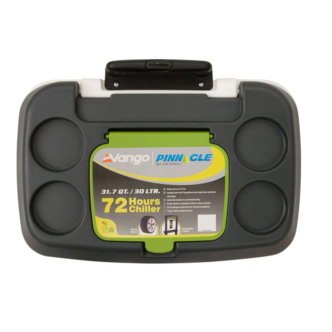 Vango Pinnacle Wheelie 30L Cool Box - Top View