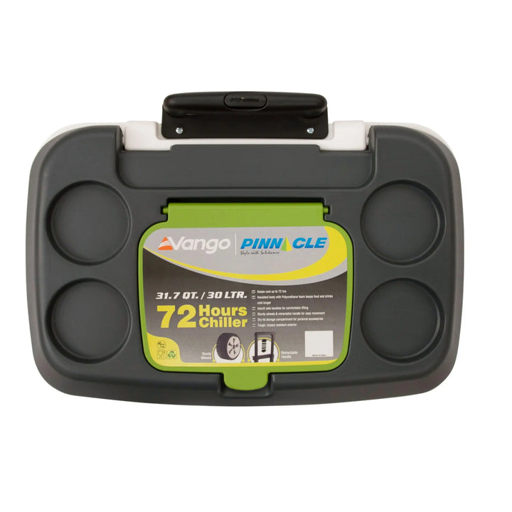 Vango Pinnacle Wheelie 30L Cool Box - Top View