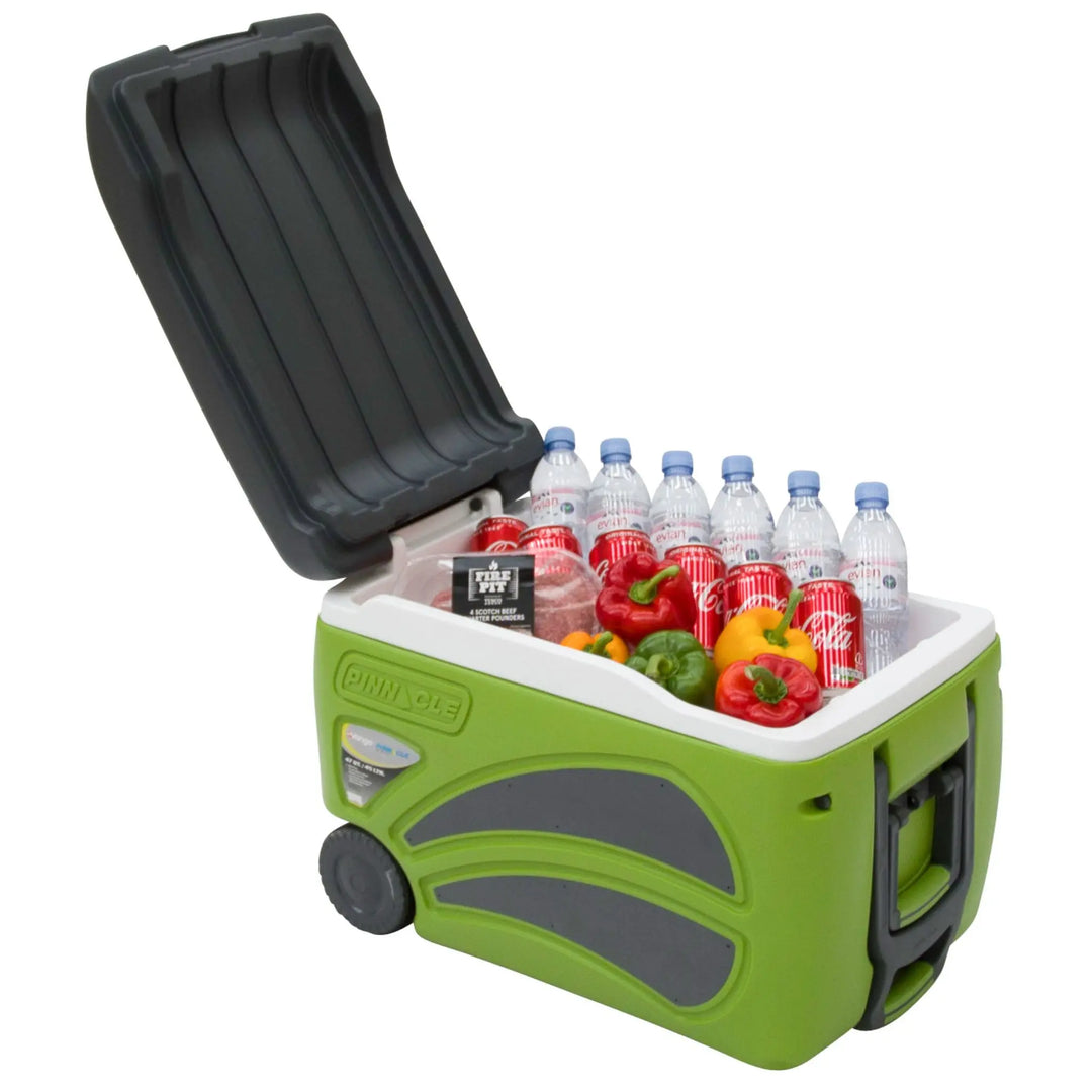 Vango Pinnacle Wheelie 45L Cool Box - example of how much you can get in it.