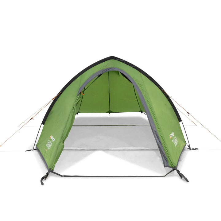 Vango Scafell 300 Backpacking Tent flysheet when pitched without the inner.
