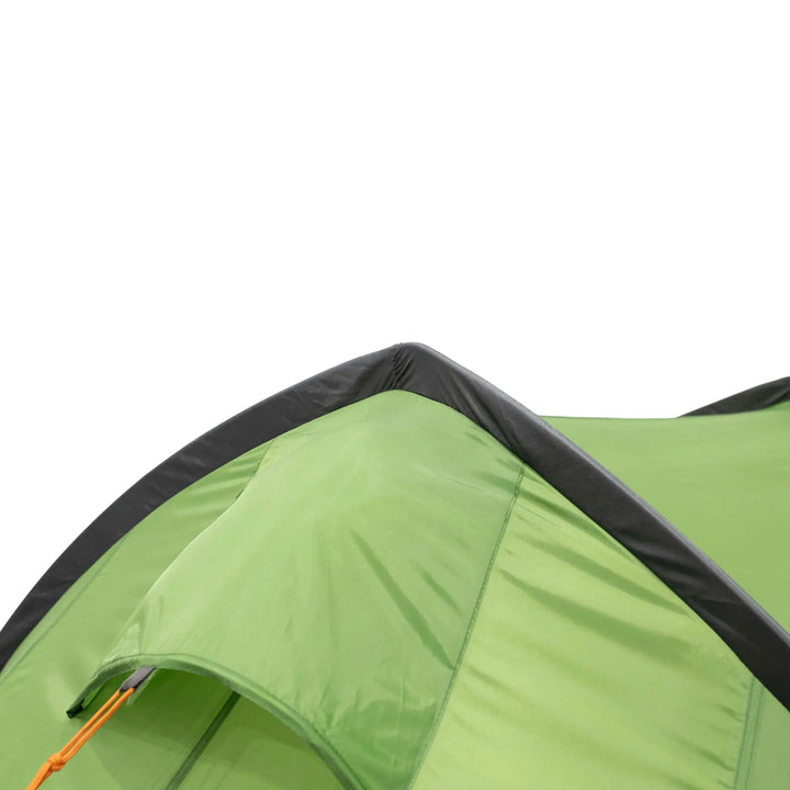 Vango Scafell 300 Backpacking Tent gothic arch poles with ventilation panel.