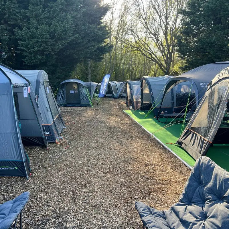 WM Camping Showground with Tents and Drive Away Awnings