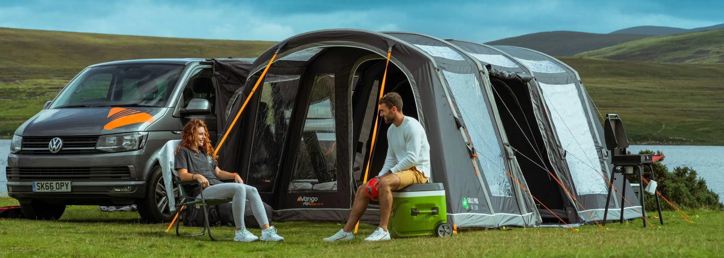 Shop our full range of campervan awnings - poled and air campervan awnings available