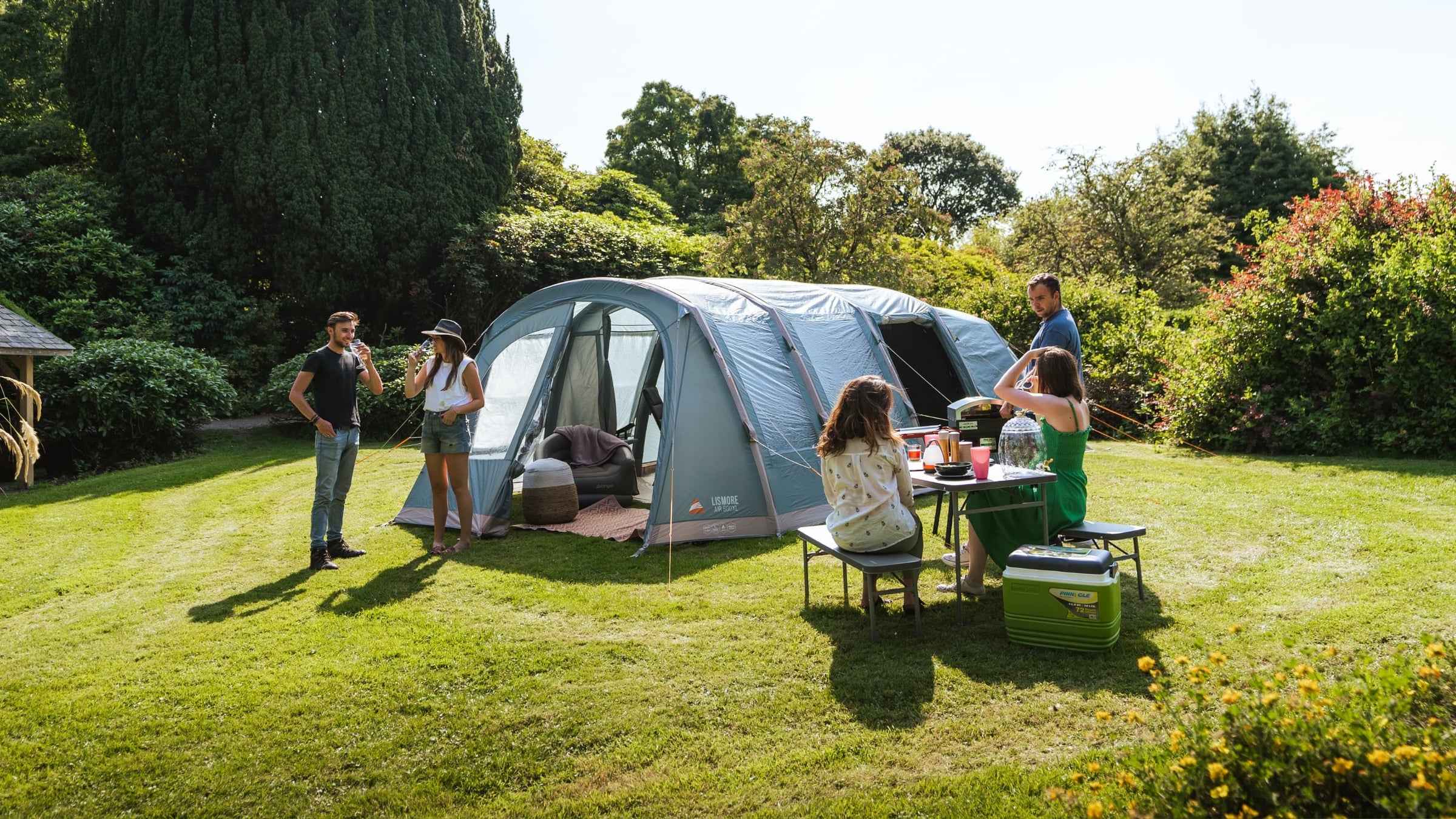 Family tent range including brands Vango, Outdoor Revolution, Kampa and Easy Camp