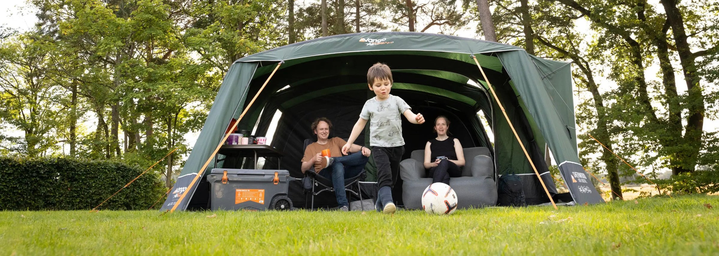 Shop large family tents from Vango, Outdoor Revolution, Easy Camp and Outwell