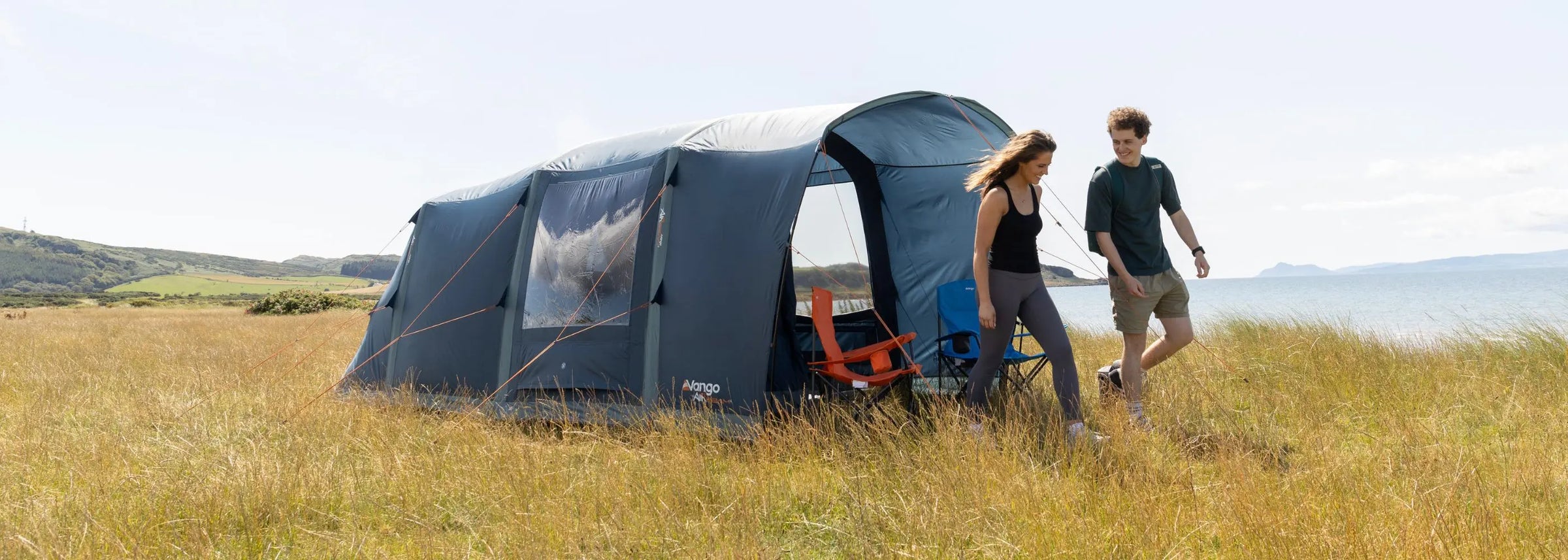 Vango AirBeam Tents Collection – Inflatable tents for quick and easy pitching, perfect for camping trips.