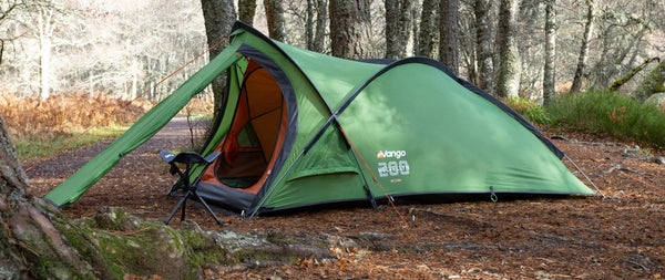 Vango Backpacking Tents – Lightweight 1 and 2 person poled tents for hiking, cycling and festivals
