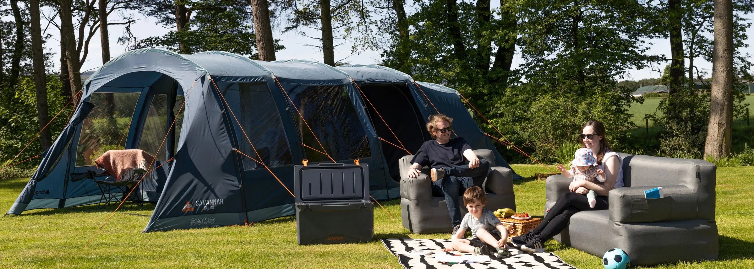 Vango tents - poled and air Vango tents including Vango family tents