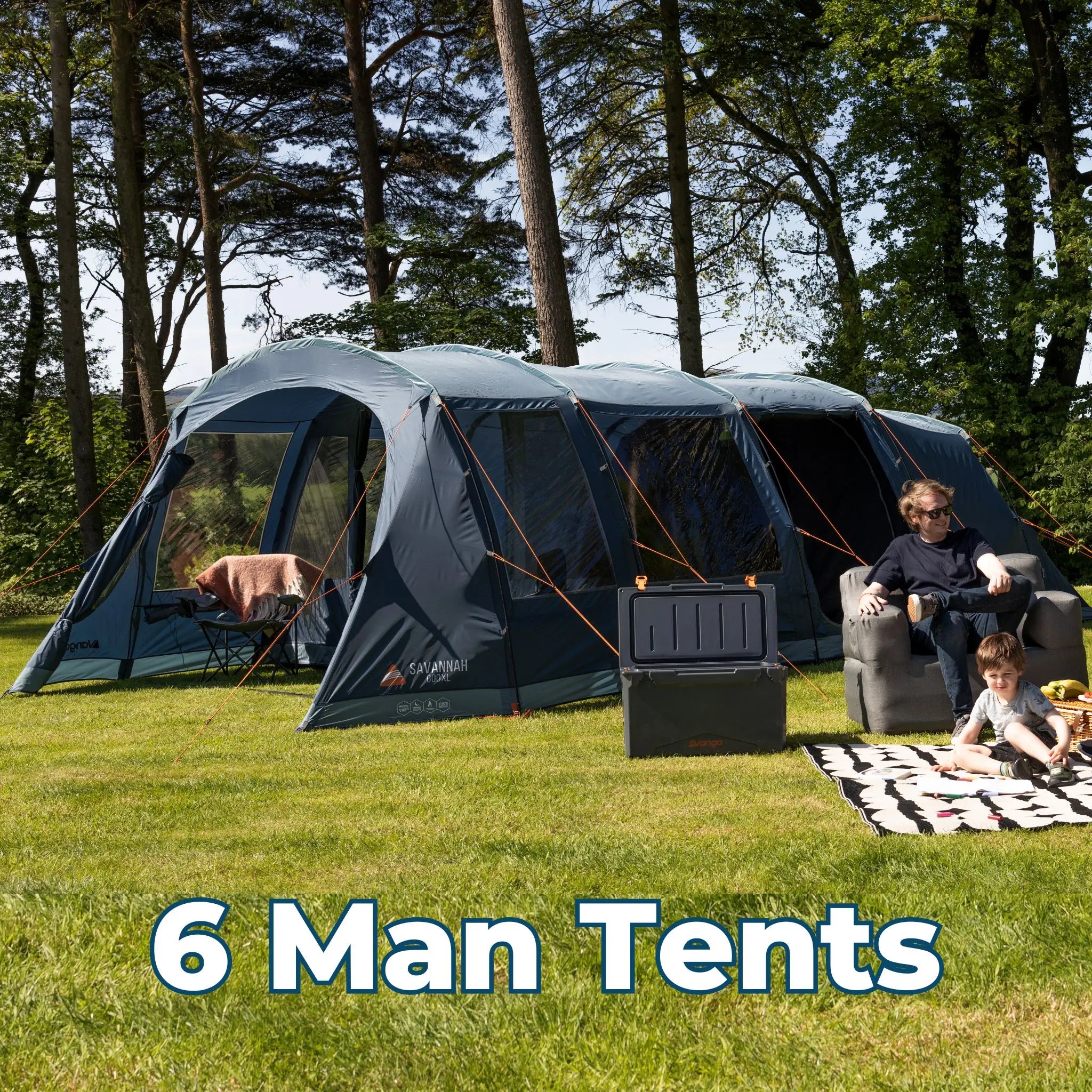 6 Man Tents – Discover spacious 6-person tents, perfect for family camping trips.