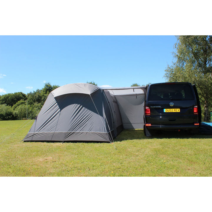 Outdoor Revolution Cayman Cacos Air SL Mid Drive Away Awning Rear view showing large ventilation point