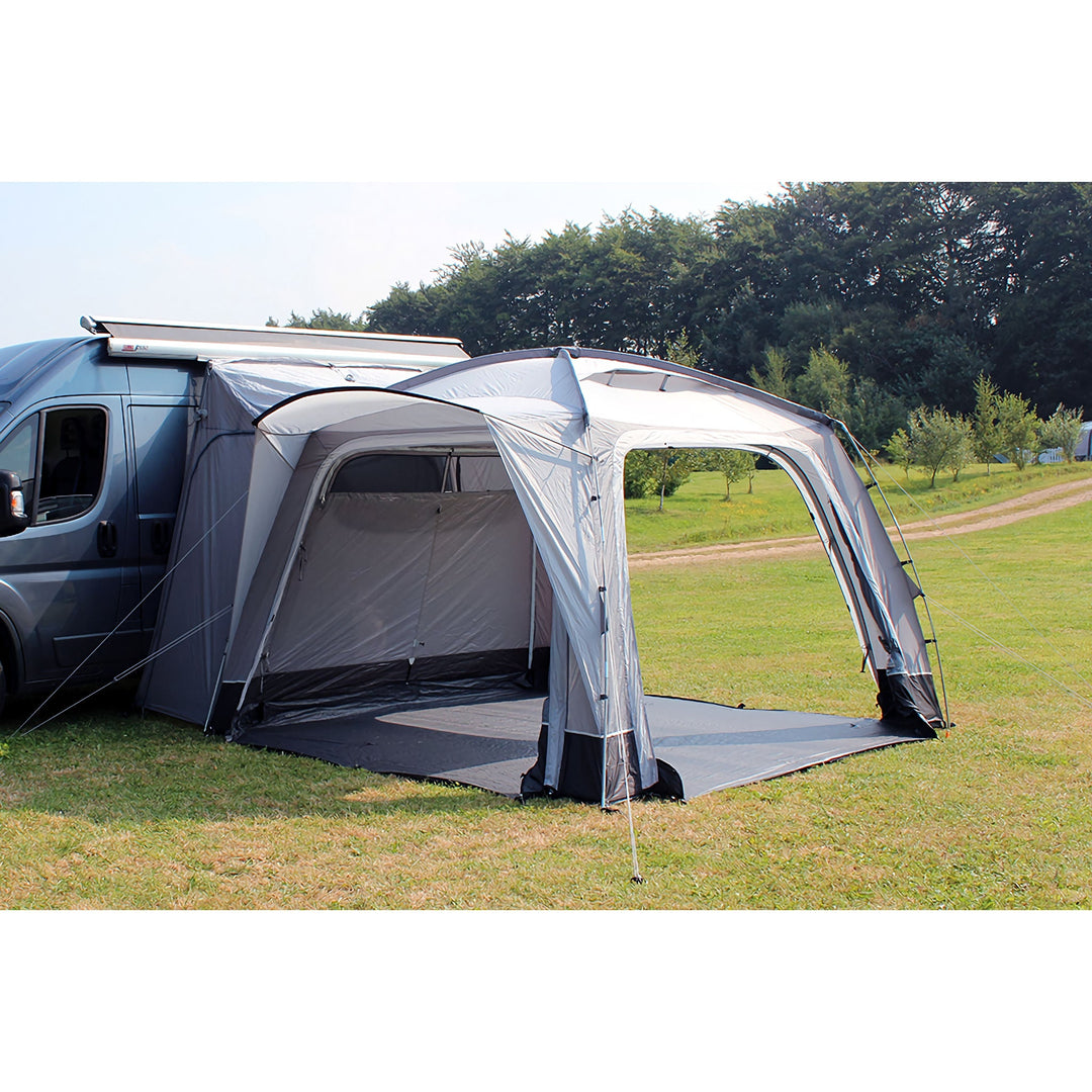 Outdoor Revolution Cayman F/G Poled Awning (255-305) with doors open