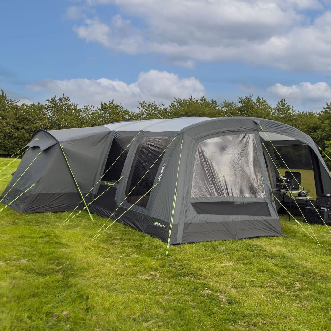 front door open on the Outdoor Revolution Airedale 700 TSE Air Tent