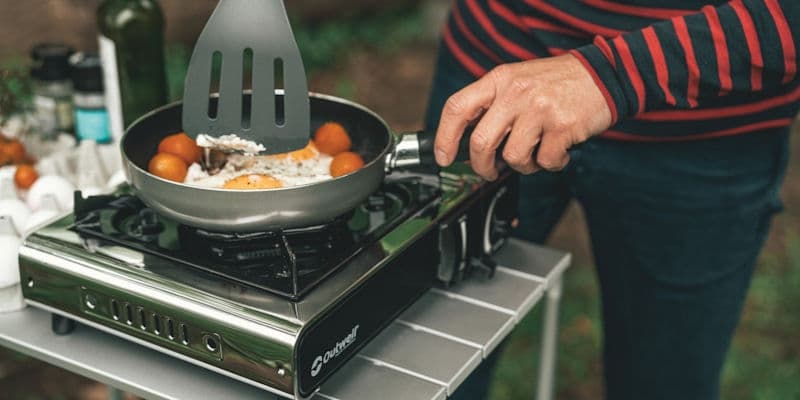 Camping Cookers - Single burners, double burner and double burners with grill