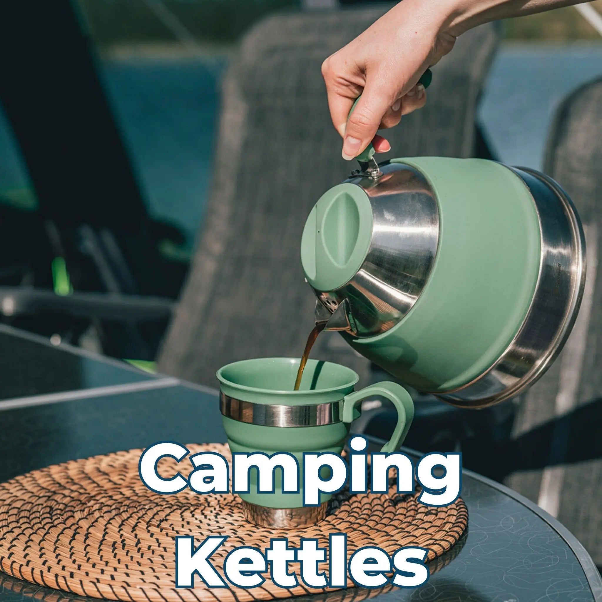 Camping Kettles - Steel and collapsible kettles