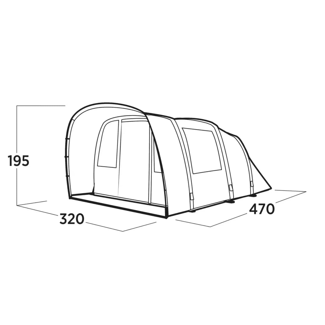 Easy Camp Brimnes 5 Air Tent dimensions