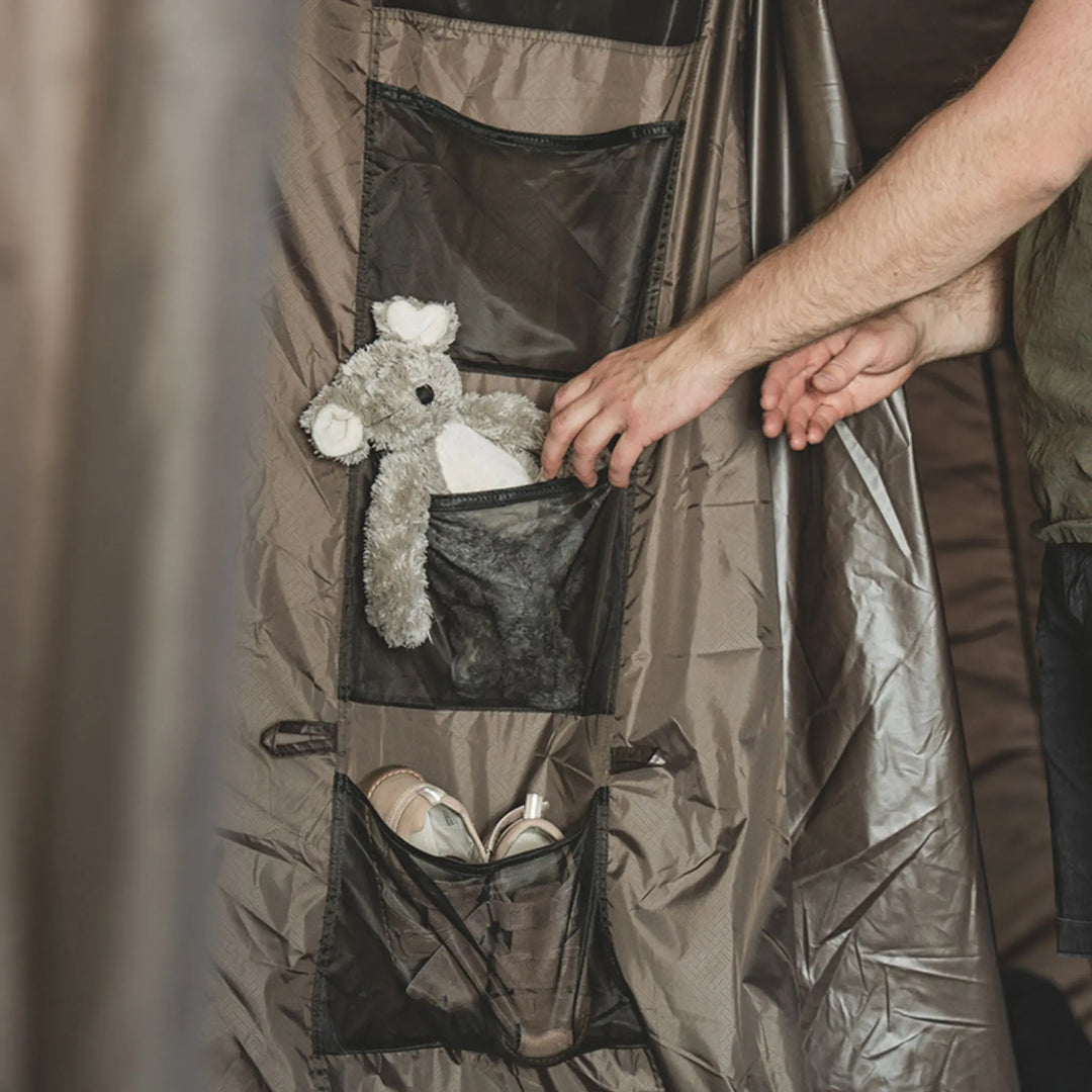 Easy Camp Brimnes 5 Air Tent storage pockets