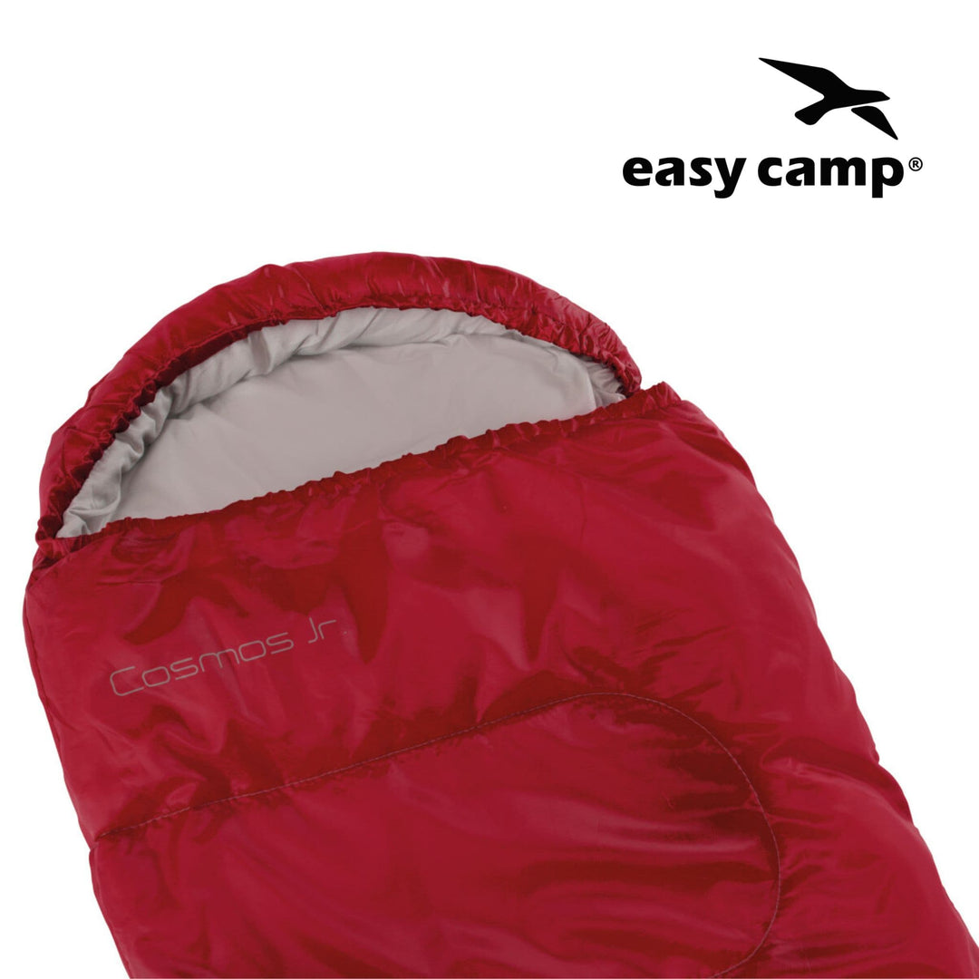 Easy Camp Cosmos Jnr Red Sleeping Bag Hood