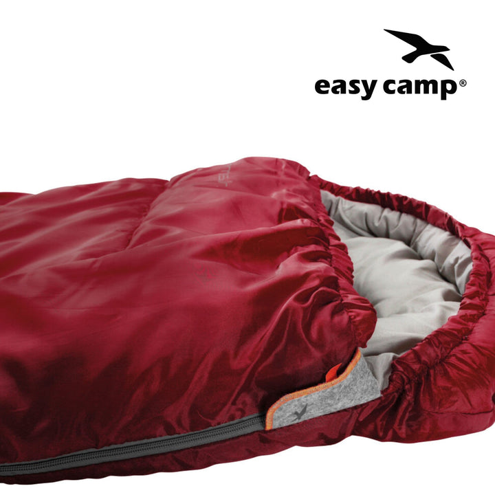 Easy Camp Cosmos Jnr Red Sleeping Bag Zip