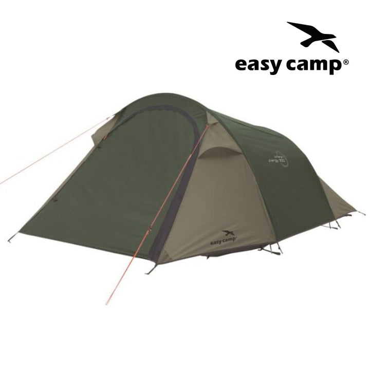 Easy Camp Energy 300 Tent Backpacking 3 man tent Door closed