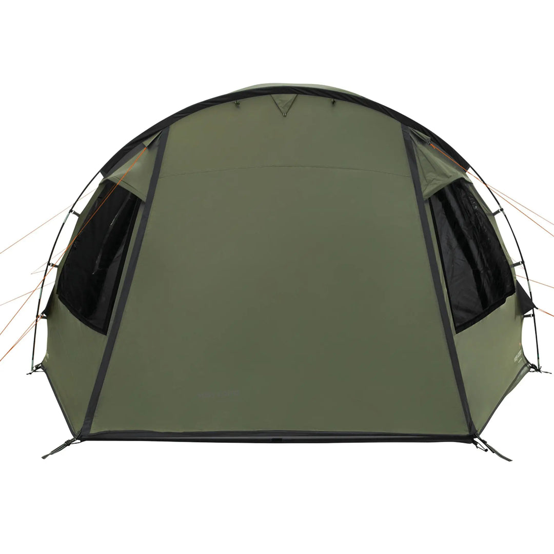 Easy Camp Kinn 5 Tent front view with door closed.