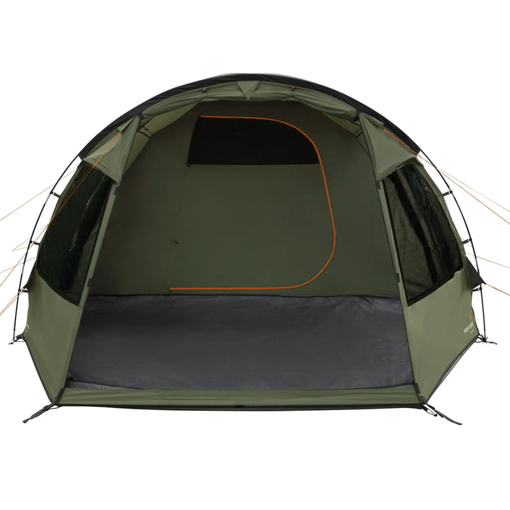 Easy Camp Kinn 5 Tent front view with door open.