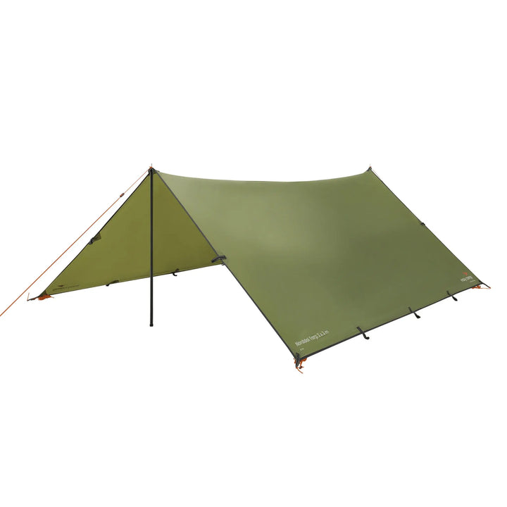 Easy Camp Norddal Tarp 3 x 3m with ropes on a white background