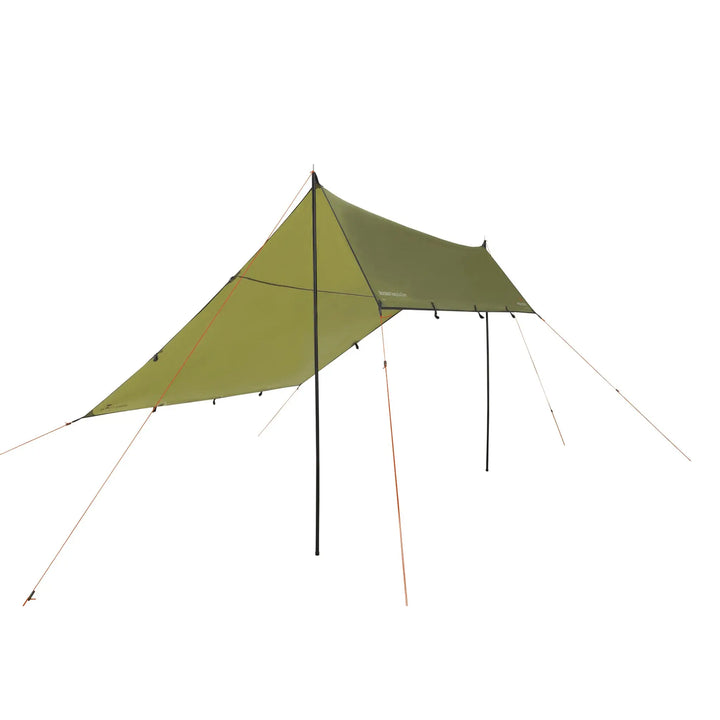 Easy Camp Norddal Tarp 3 x 3m with stakes on a white background
