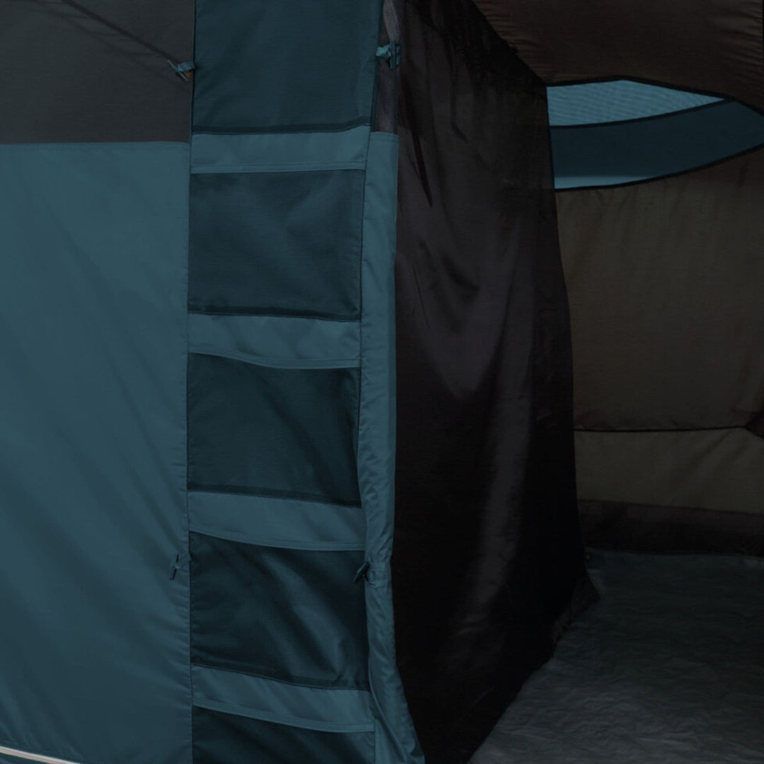 Easy Camp Palmdale 400 Tent bedrooms right side door open