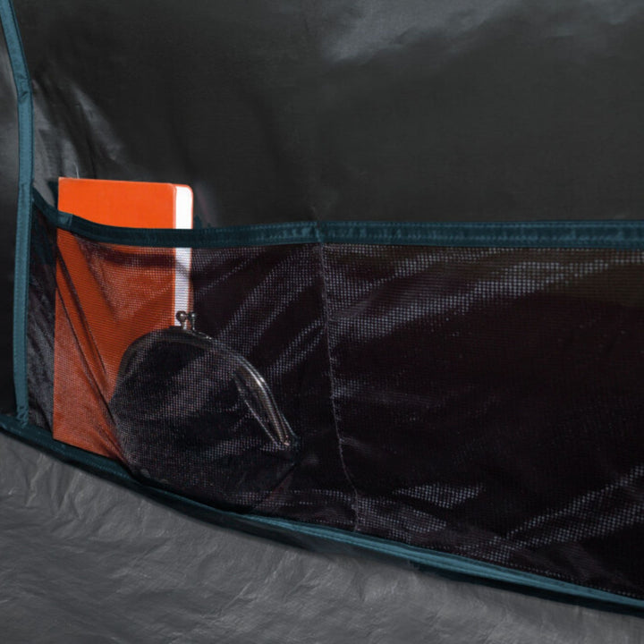 Easy Camp Palmdale 400 Tent Bedroom inside storage pockets