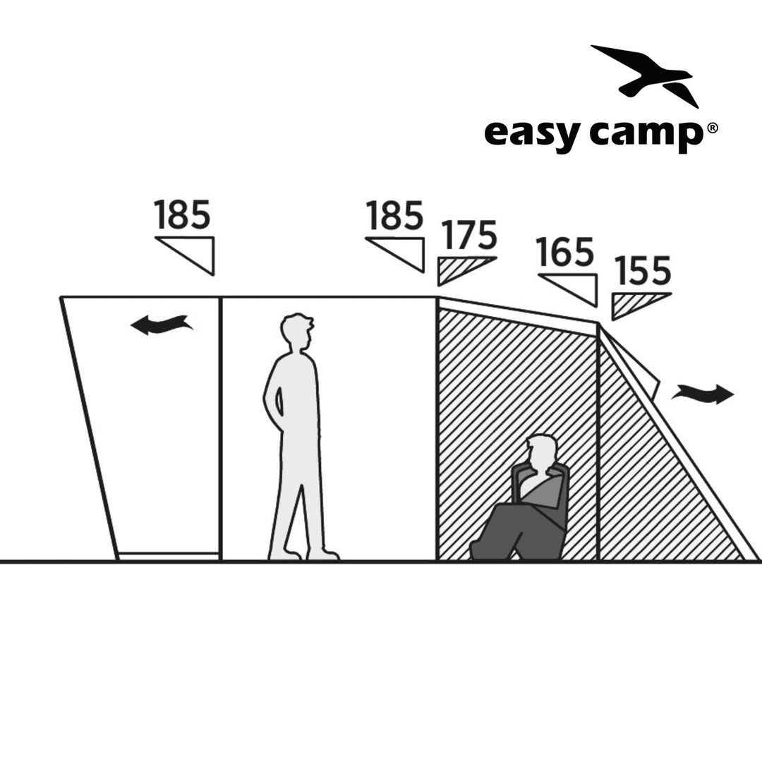 Easy Camp Palmdale 400 Tent Heights