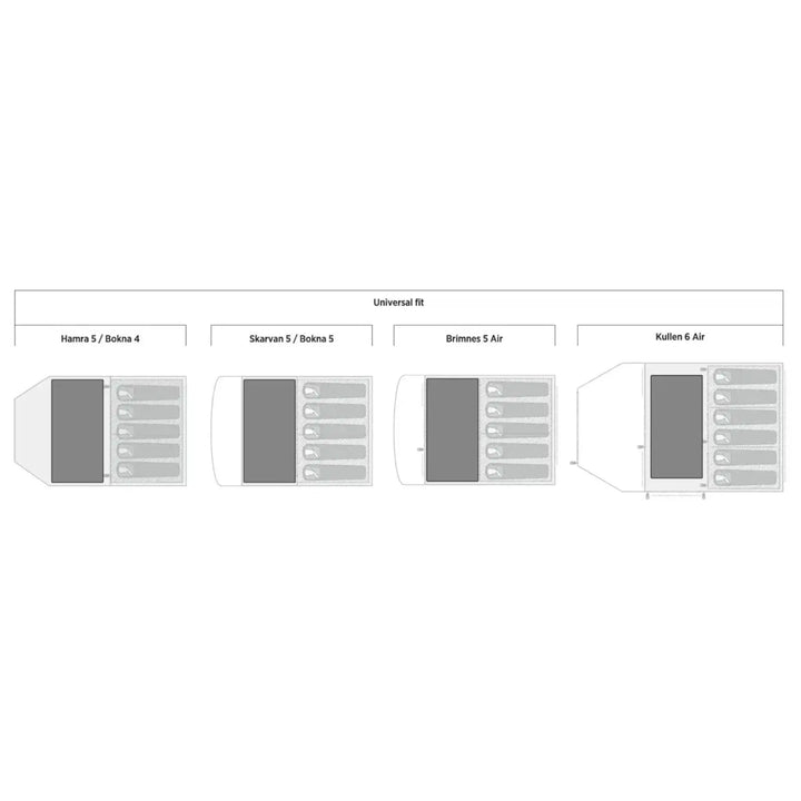 Easy Camp Rosebay Carpet 1.6 x 3m