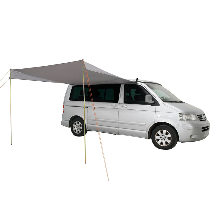 Easy Camp Voss Sun Canopy attached to a VW Campervan