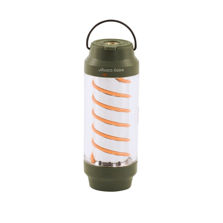 Easy Camp Wintergreen Compact Lantern with orange design on a white background