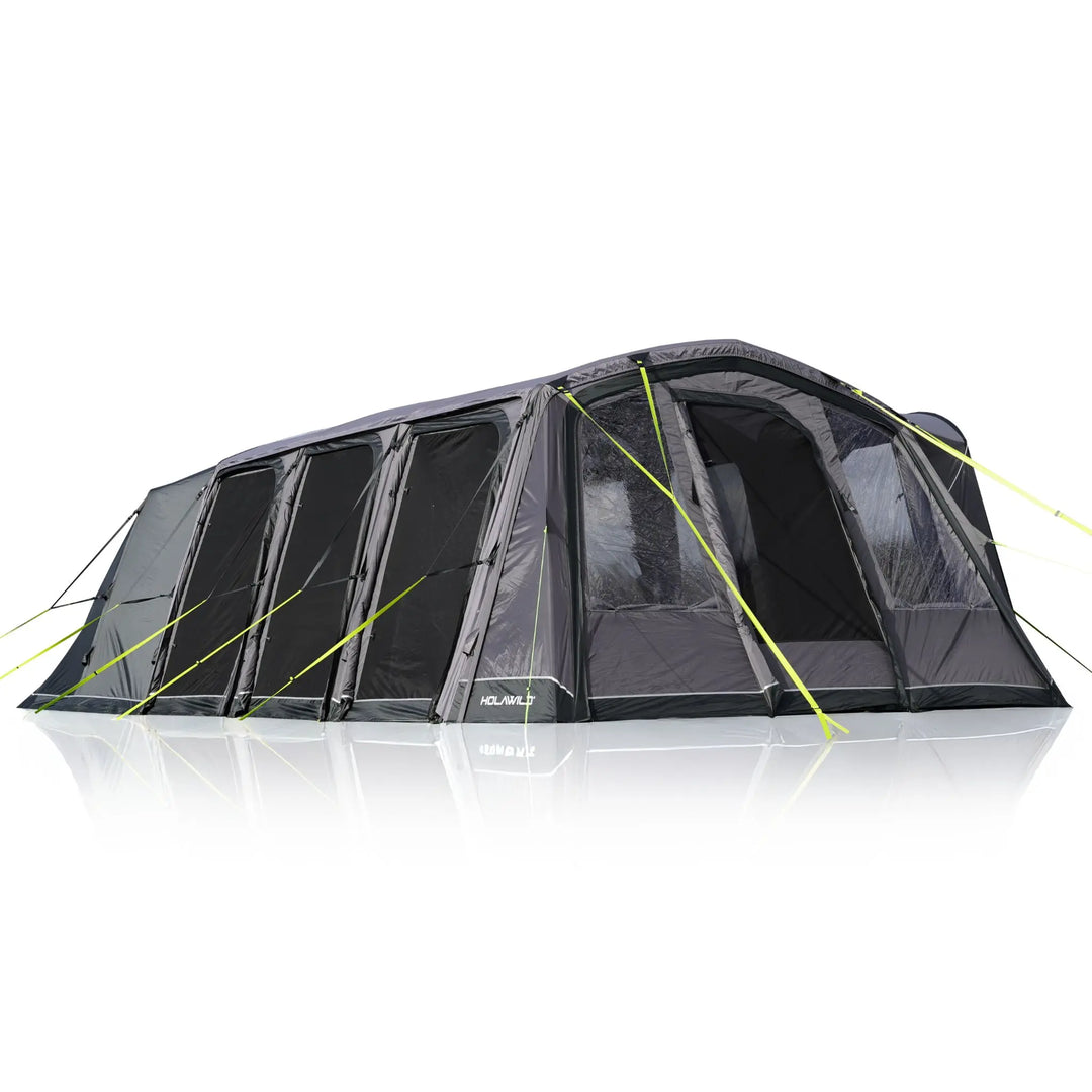 Holawild Airtek Parkhurst 4.0 Tent showing mesh panel side doors.