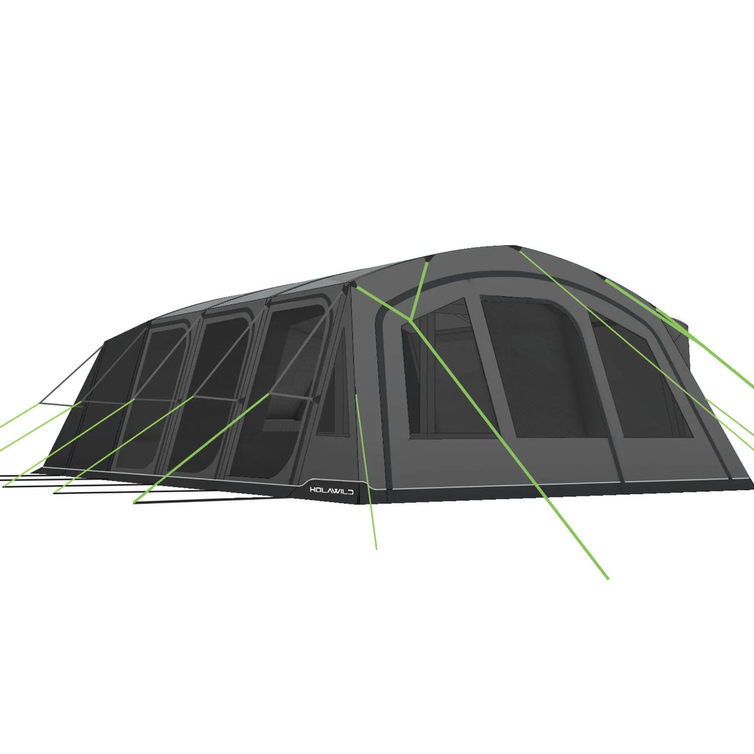 Corner view of the Holawild Airtek Parkhurst 6.0 Tent
