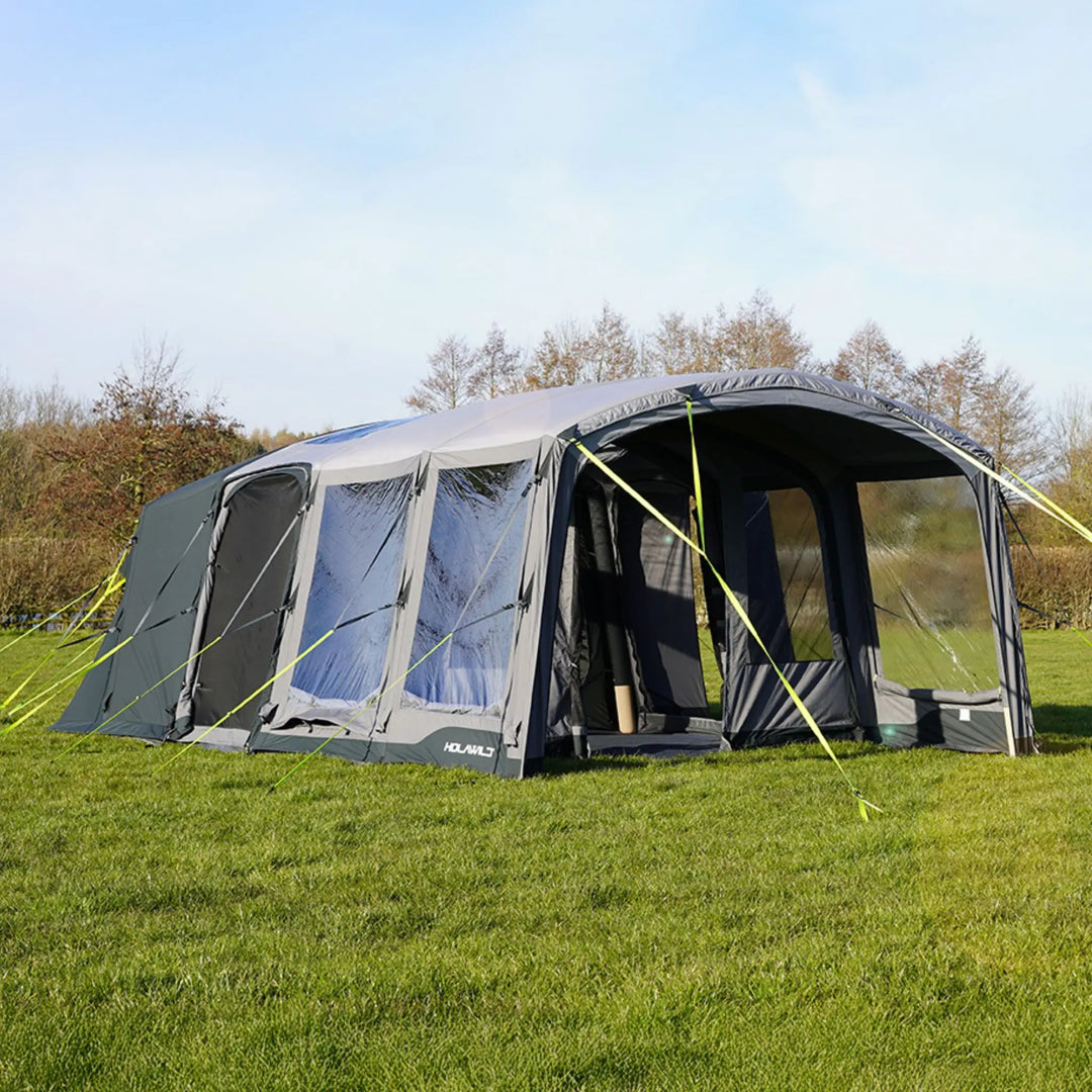 Corner view of the Holawild Sherwood 5.0 AC Tent