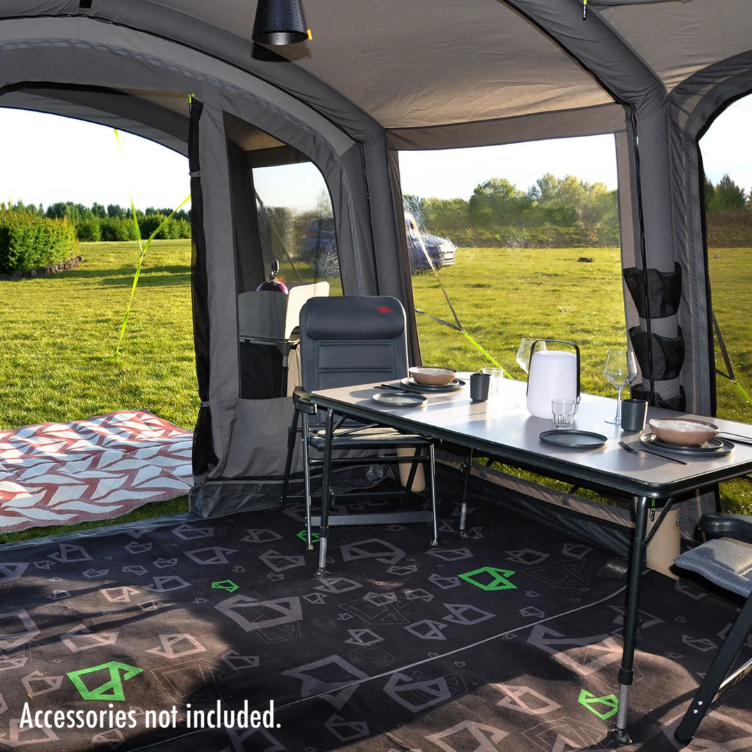 Side view Holawild Sherwood 5.0 AC Tent living area