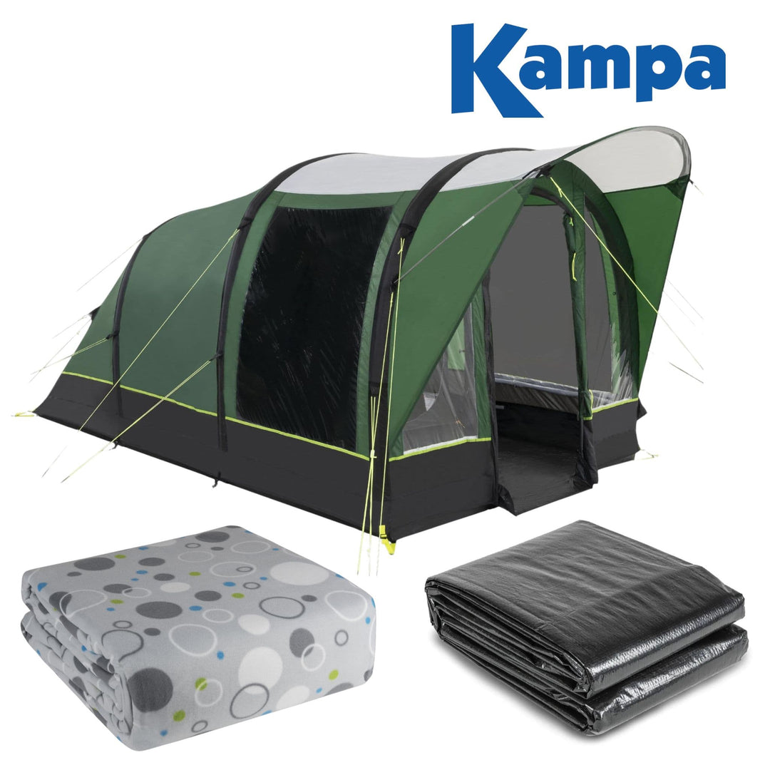 Kampa Brean 3 Air Tent Package Including Tent, carpet and footprint groundsheet